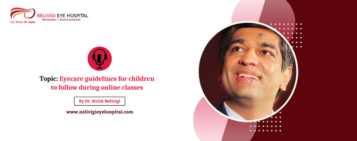 Eyecare guidelines for children to follow during online classes